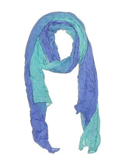 Pre-owned Unbranded Scarf In Blue