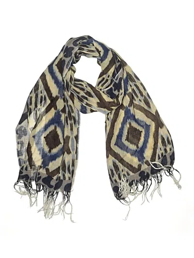 Pre-owned Unbranded Scarf In Blue