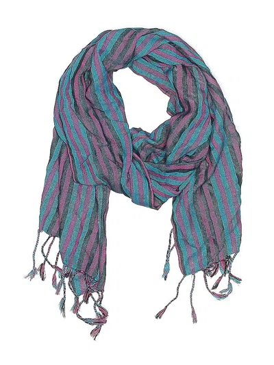 Pre-owned Unbranded Scarf In Blue