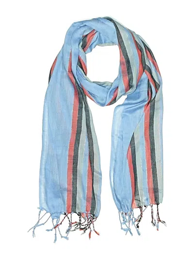 Pre-owned Unbranded Scarf In Blue