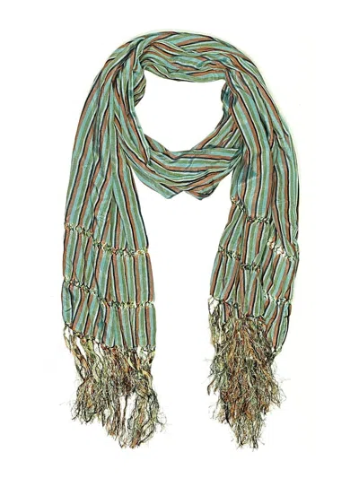 Pre-owned Unbranded Scarf In Blue