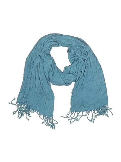 Pre-owned Unbranded Scarf In Blue