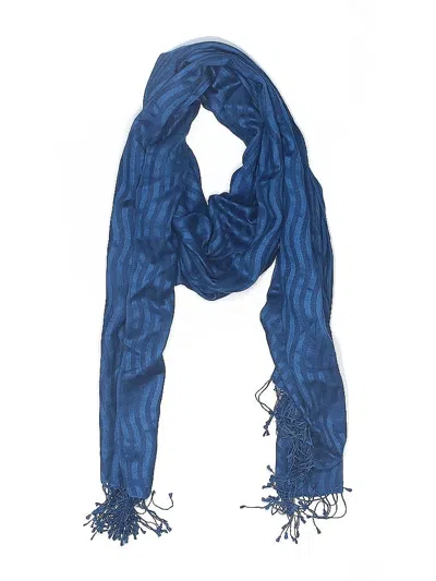Pre-owned Unbranded Scarf In Blue