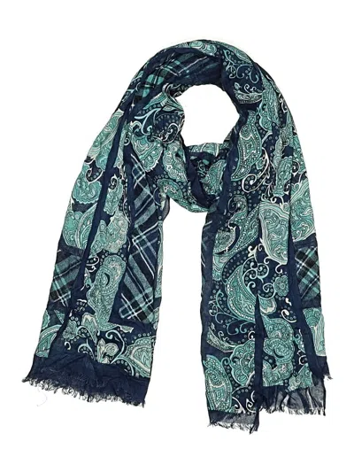 Pre-owned Unbranded Scarf In Blue