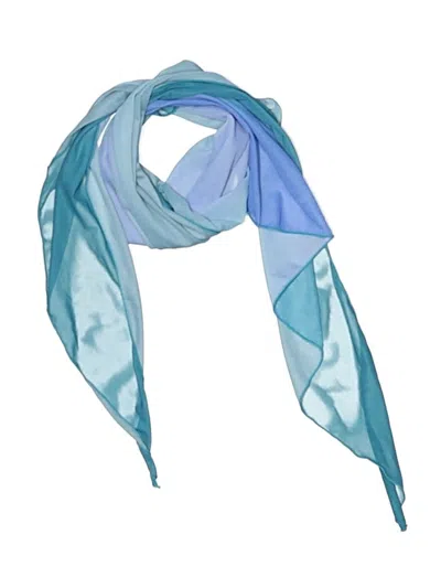 Pre-owned Unbranded Scarf In Blue