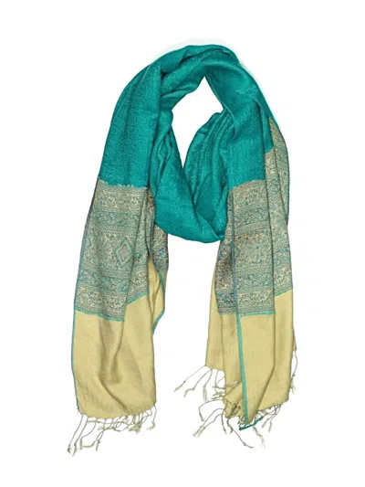 Pre-owned Unbranded Scarf In Blue