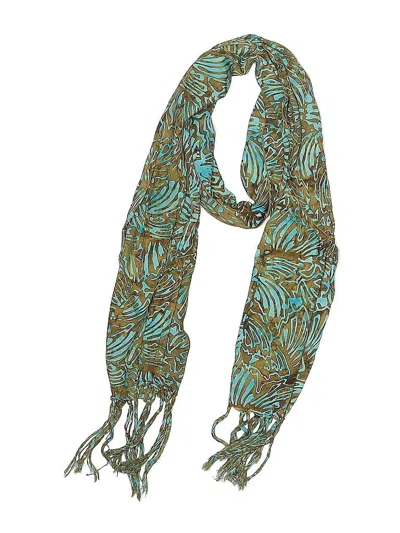 Pre-owned Unbranded Scarf In Blue