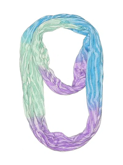 Pre-owned Unbranded Scarf In Blue