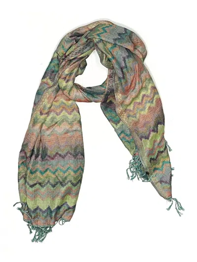 Pre-owned Unbranded Scarf In Blue