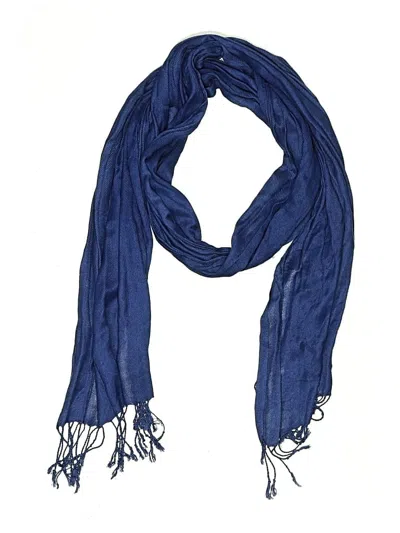 Pre-owned Unbranded Scarf In Blue