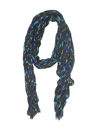 Pre-owned Unbranded Scarf In Blue