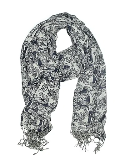 Pre-owned Unbranded Scarf In Blue