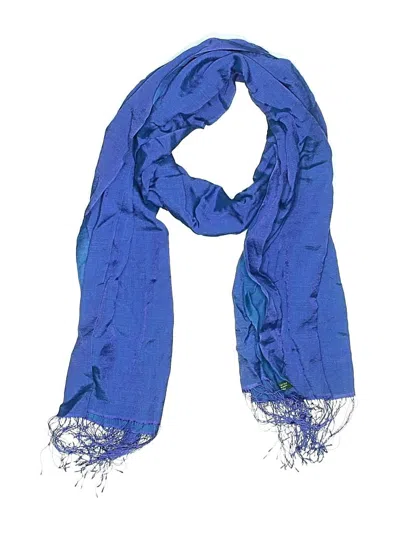 Pre-owned Unbranded Scarf In Blue