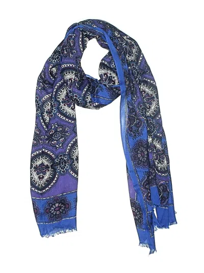 Pre-owned Unbranded Scarf In Blue