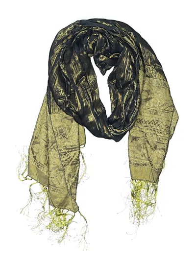 Pre-owned Unbranded Scarf In Blue