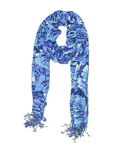 Pre-owned Unbranded Scarf In Blue