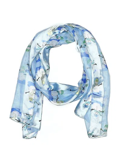 Pre-owned Unbranded Scarf In Blue