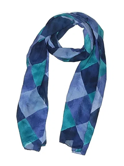 Pre-owned Unbranded Scarf In Blue