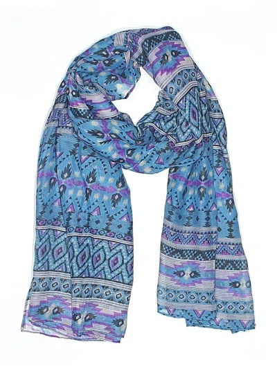 Pre-owned Unbranded Scarf In Blue