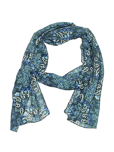 Pre-owned Unbranded Scarf In Blue