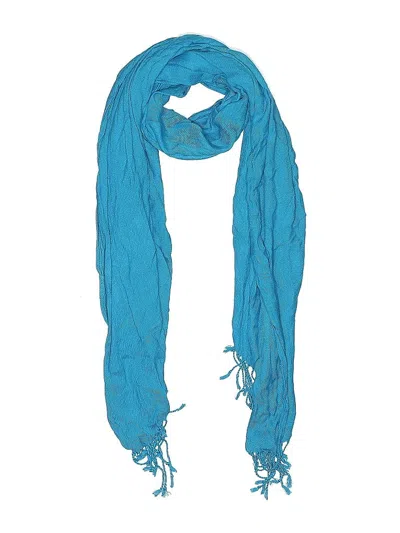Pre-owned Unbranded Scarf In Blue