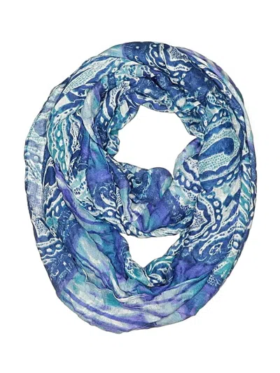 Pre-owned Unbranded Scarf In Blue