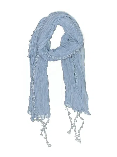 Pre-owned Unbranded Scarf In Blue