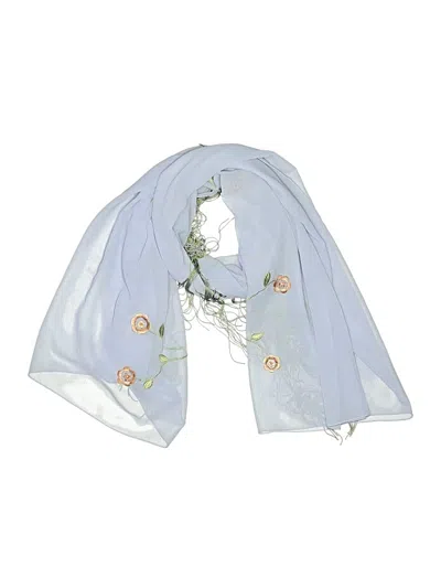 Pre-owned Unbranded Scarf In Blue