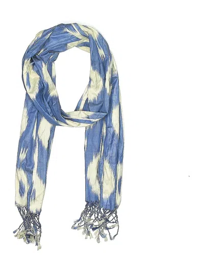 Pre-owned Unbranded Scarf In Blue
