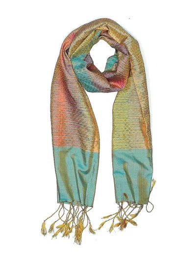 Pre-owned Unbranded Scarf In Blue