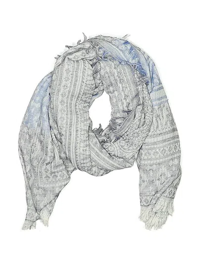 Pre-owned Unbranded Scarf In Blue