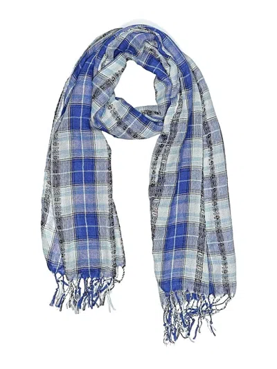 Pre-owned Unbranded Scarf In Blue