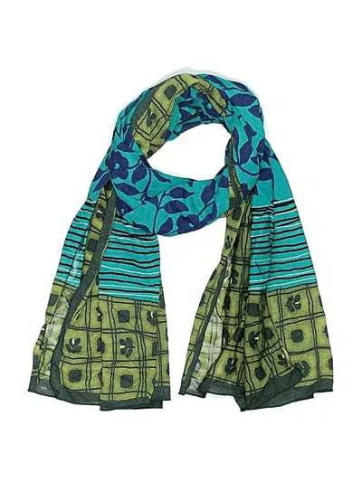 Pre-owned Unbranded Scarf In Blue