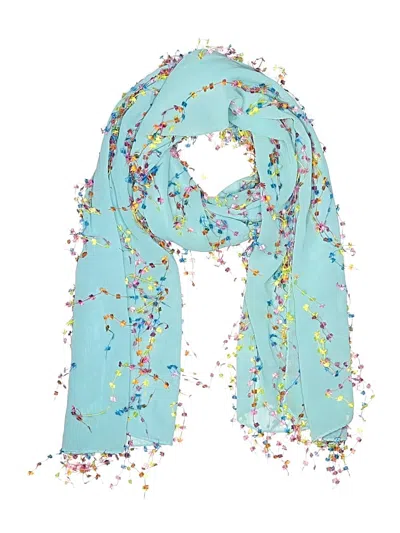 Pre-owned Unbranded Scarf In Blue