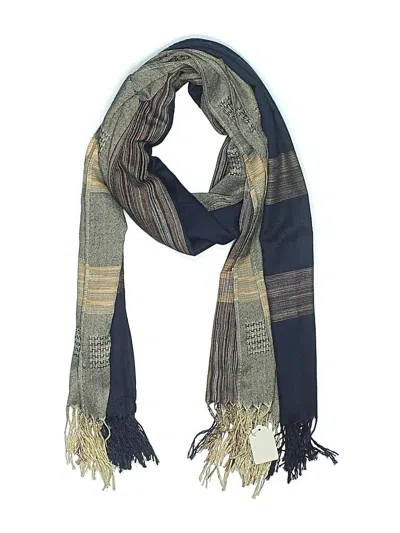 Pre-owned Unbranded Scarf In Blue