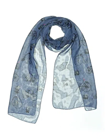 Pre-owned Unbranded Scarf In Blue