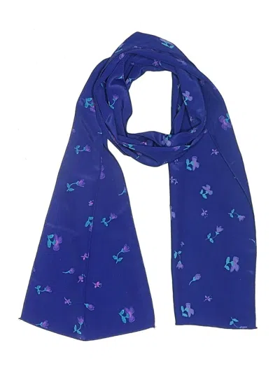 Pre-owned Unbranded Scarf In Blue