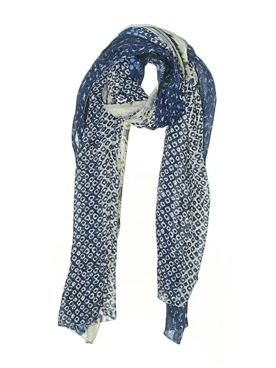 Pre-owned Unbranded Scarf In Blue