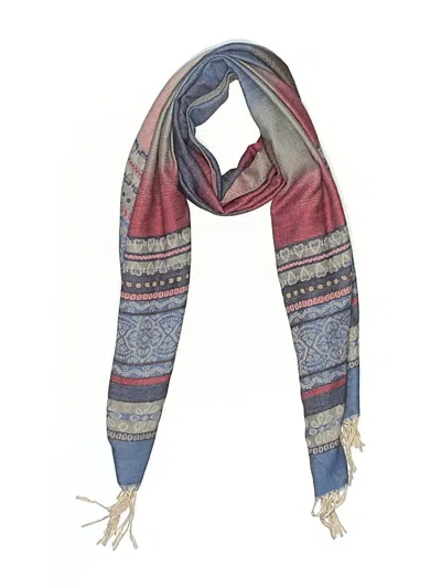 Pre-owned Unbranded Scarf In Blue