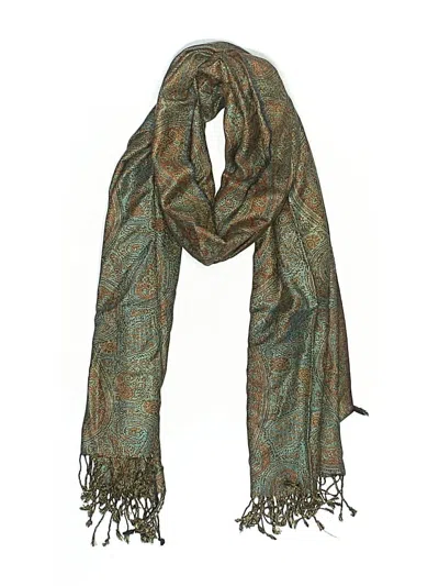 Pre-owned Unbranded Scarf In Blue