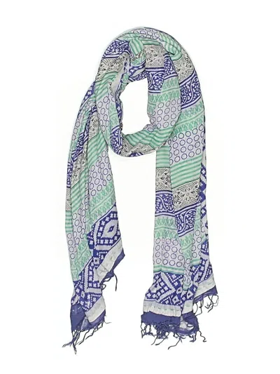 Pre-owned Unbranded Scarf In Blue