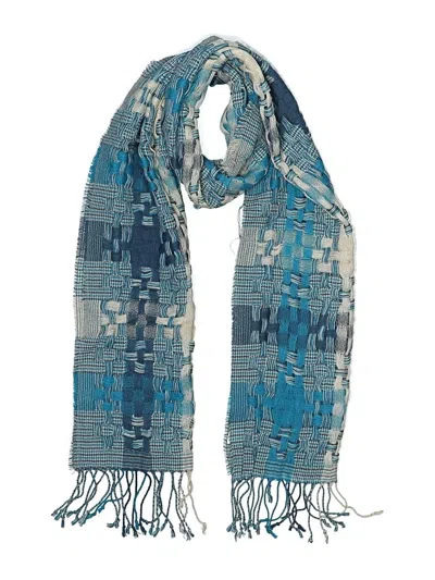 Pre-owned Unbranded Scarf In Blue