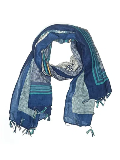 Pre-owned Unbranded Scarf In Blue