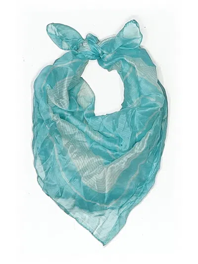 Pre-owned Unbranded Scarf In Blue