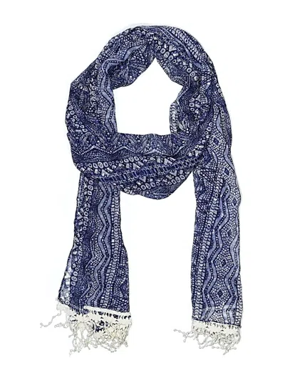 Pre-owned Unbranded Scarf In Blue