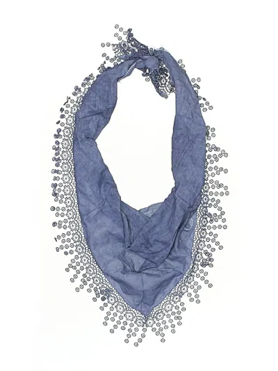 Pre-owned Unbranded Scarf In Blue