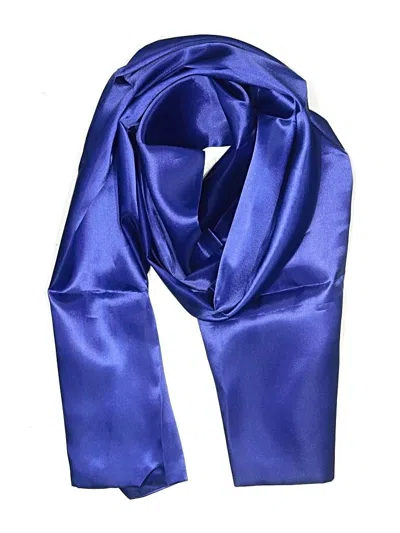 Pre-owned Unbranded Scarf In Blue