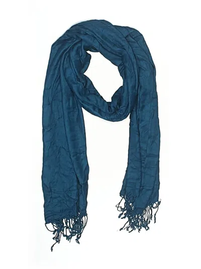 Pre-owned Unbranded Scarf In Blue