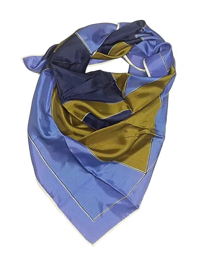Pre-owned Unbranded Scarf In Blue