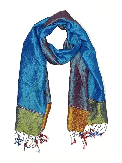 Pre-owned Unbranded Scarf In Blue